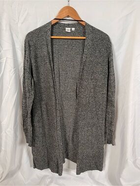 GAP Heather Gray Open Cardigan